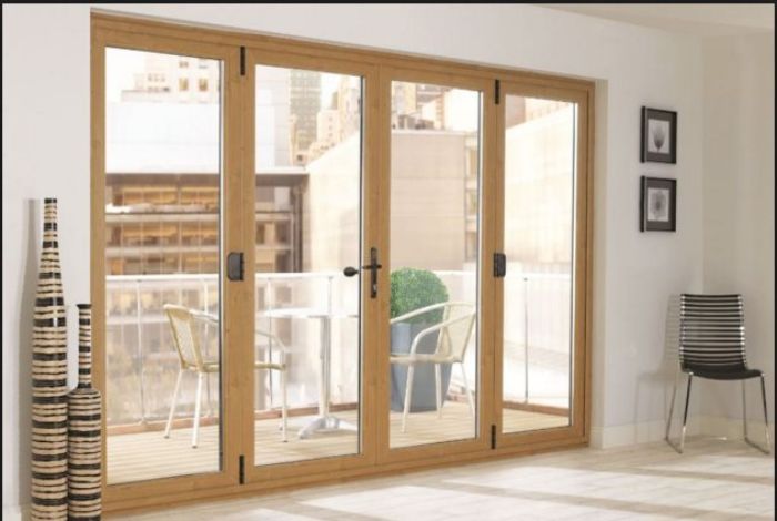 Mẫu cửa nhôm 4 cánh đẹp